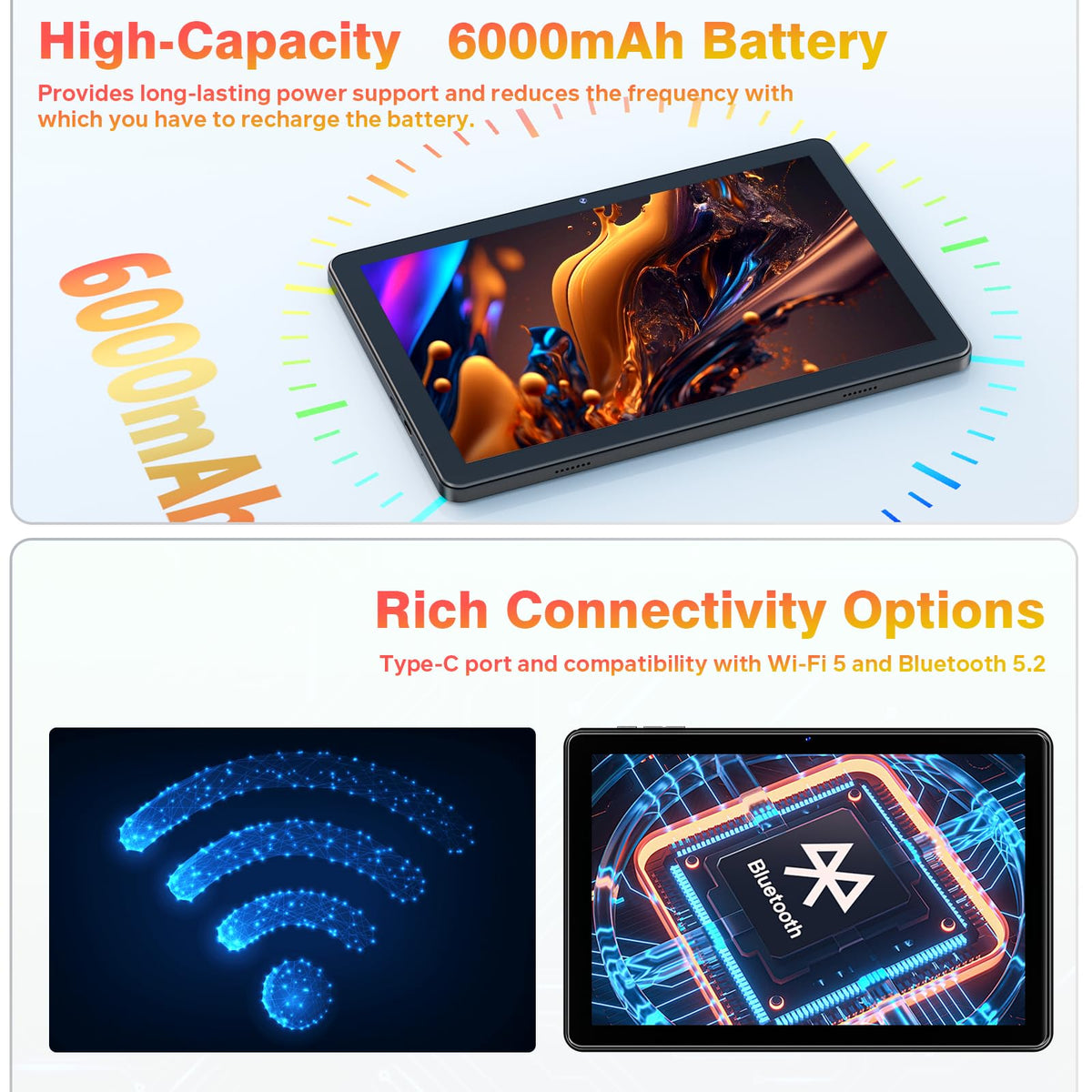 Android Tablet 10 Inch Black S773