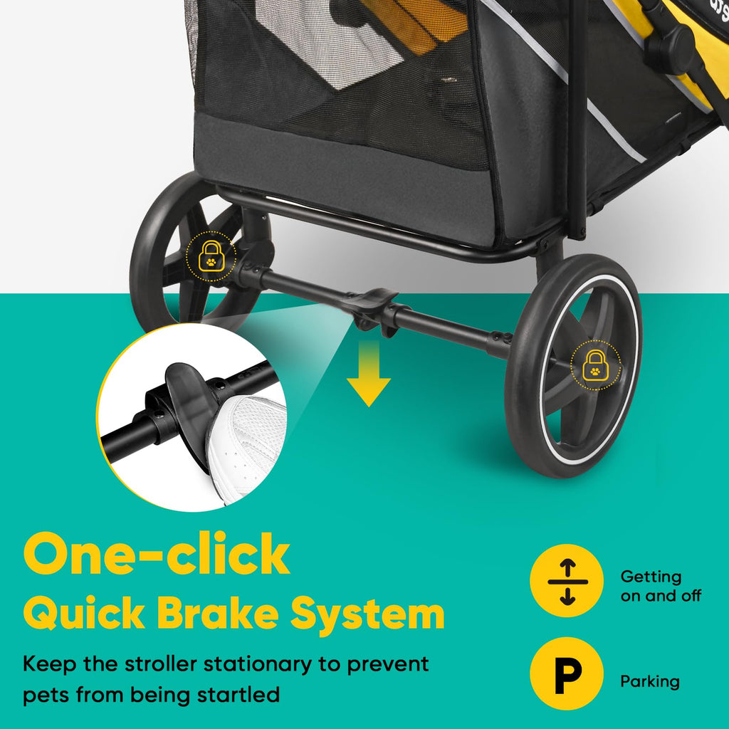 Dog Stroller for Large Medium Dogs up to 80 lbs Z682125