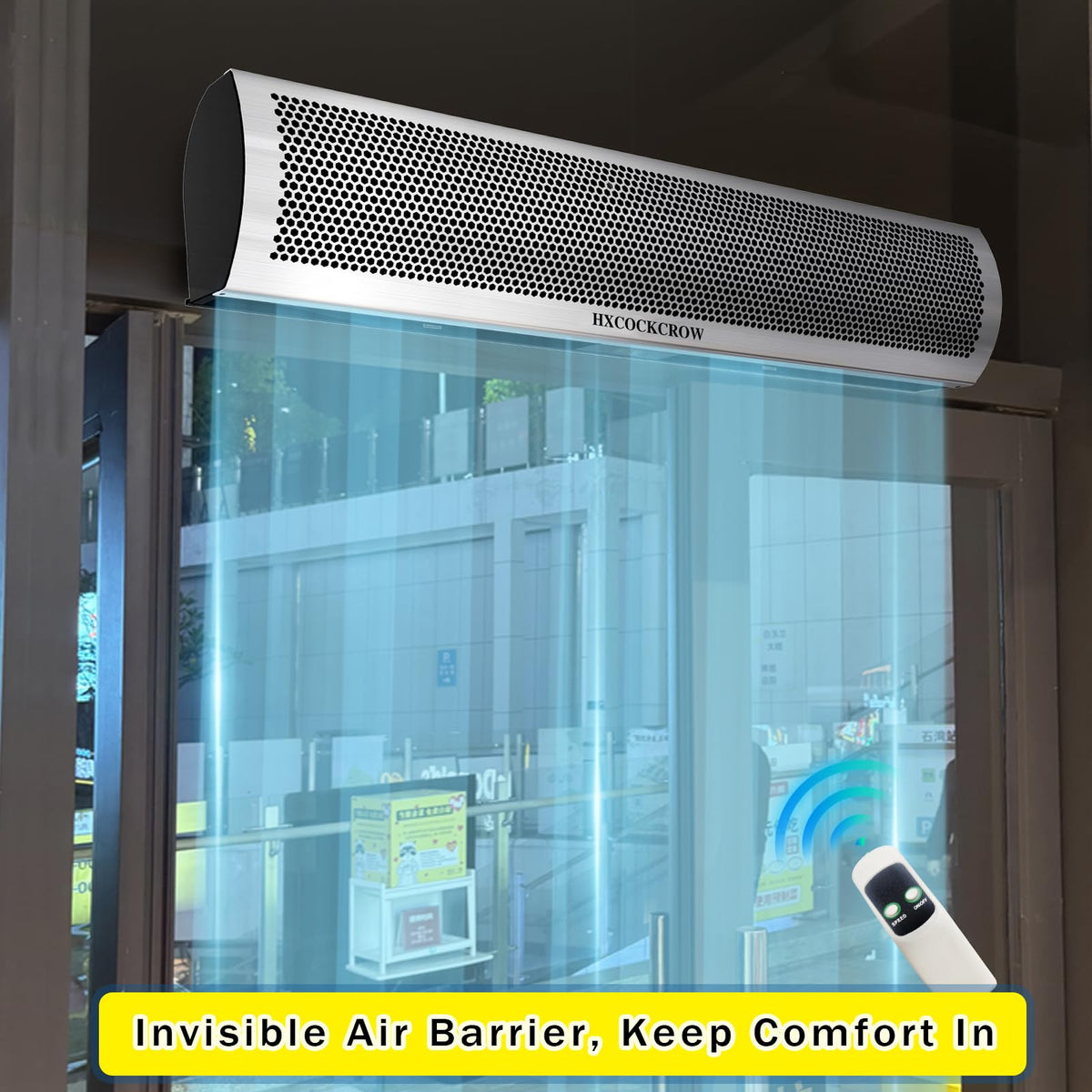 36 Inch Stainless Steel Air Curtain Door Fan M224
