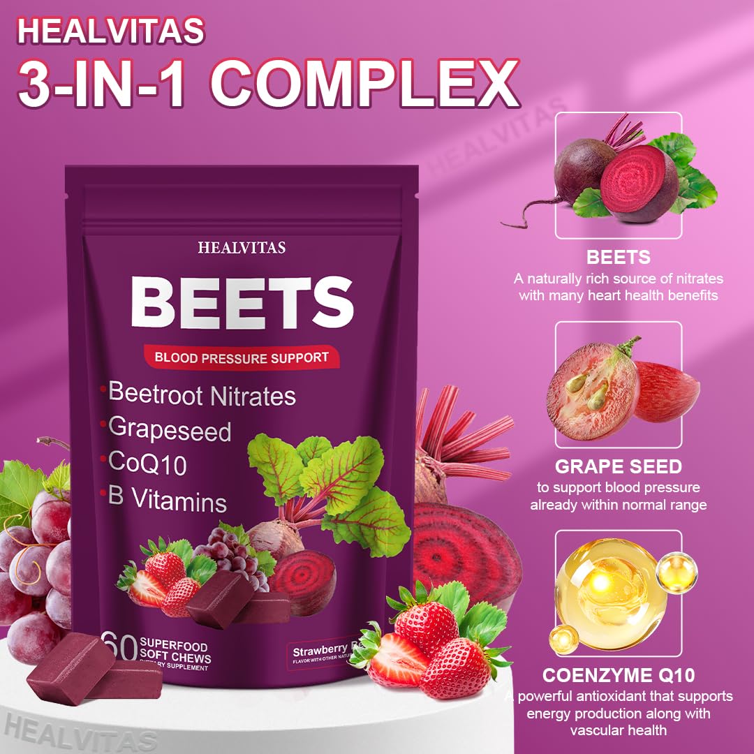 Blood Pressure Support Soft Chews, 60 Count G972824
