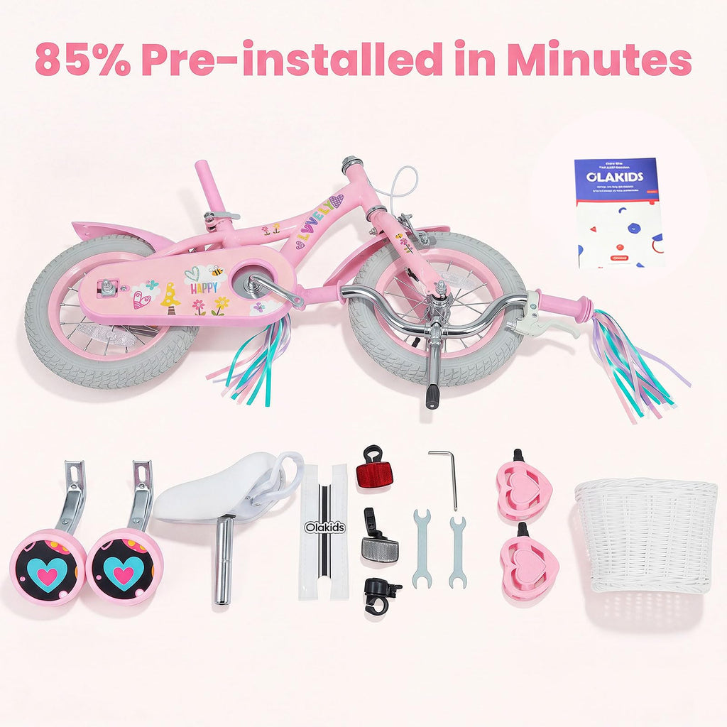 12 14 16 18 Inch Kids Bike with Training Wheels O39099