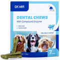 Dog Dental Chews, Plaque and Tartar Control, 7 Sticks R9884