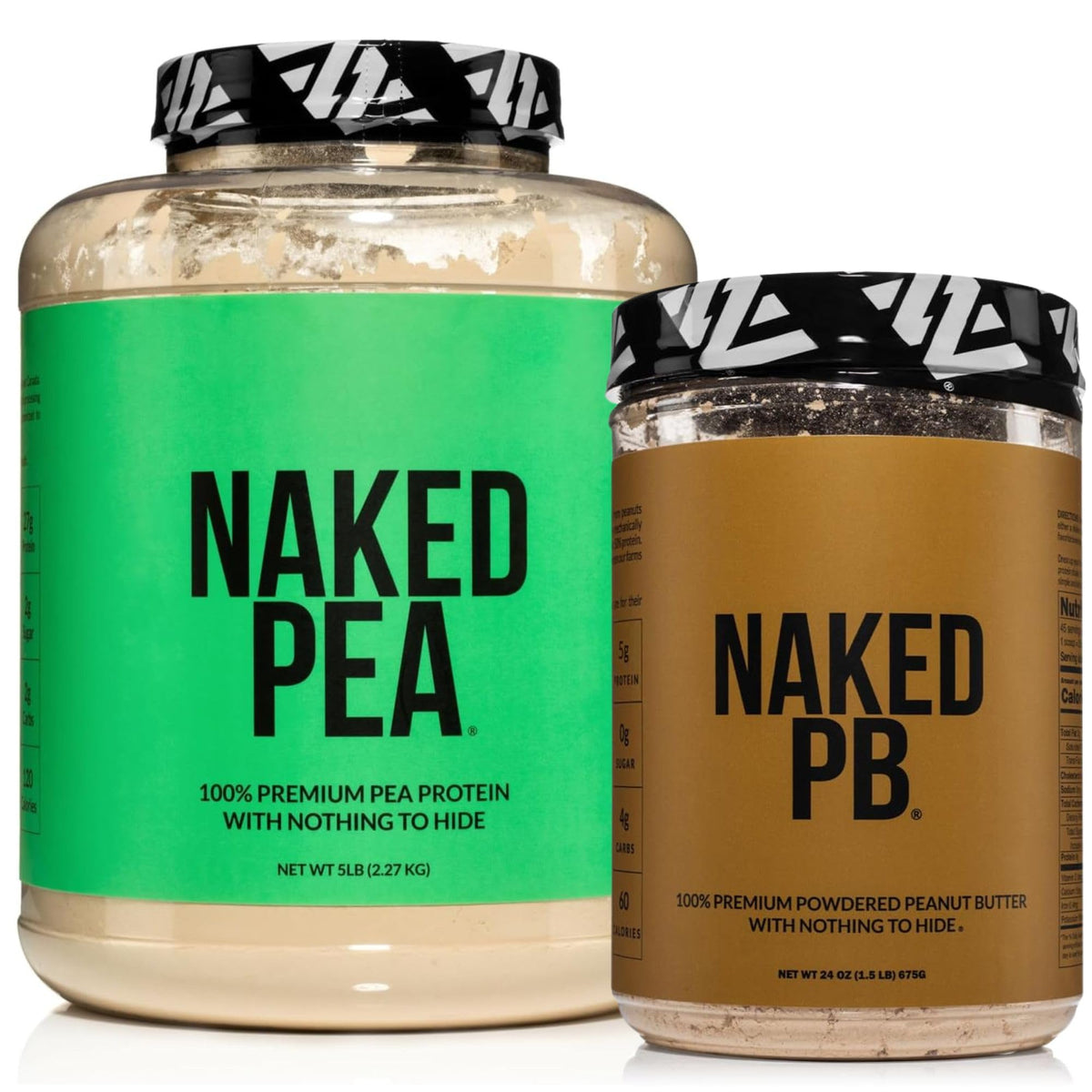 Pea Protein Powder 5LB and Powdered Peanut Butter 1.5LB I538