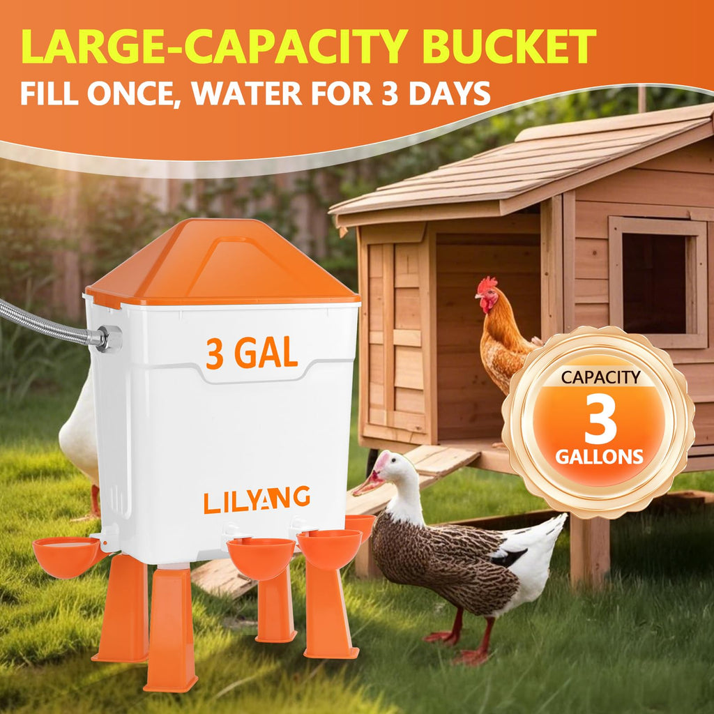 Automatic Chicken Waterer 3 Gallon N29424