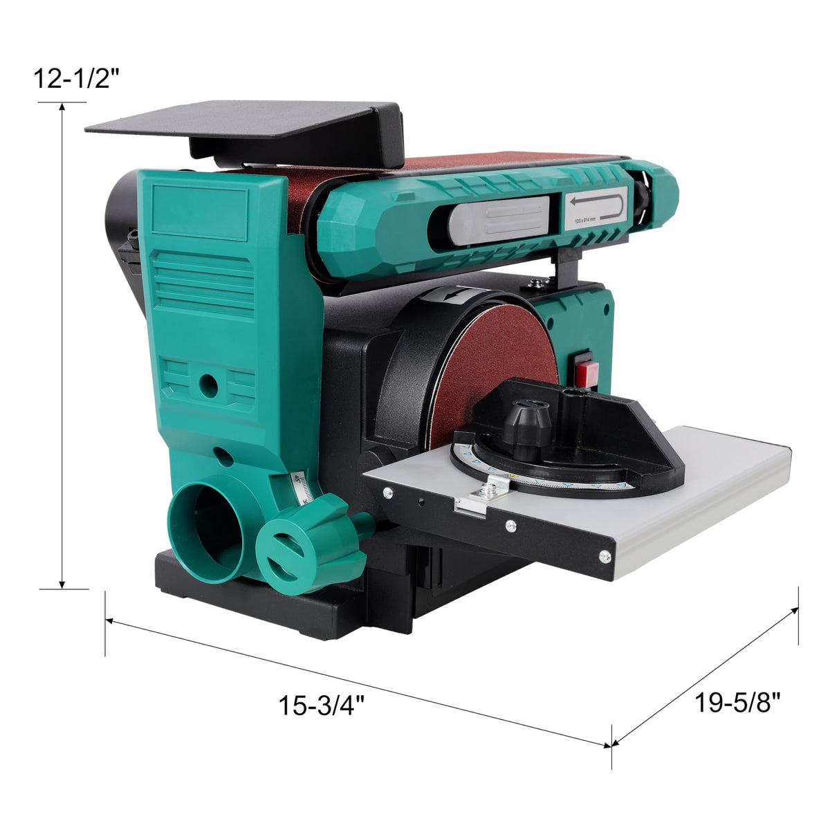 4" x 36" Belt 6" Disc Sander Combo, 120V/60Hz Bench Sander I577177