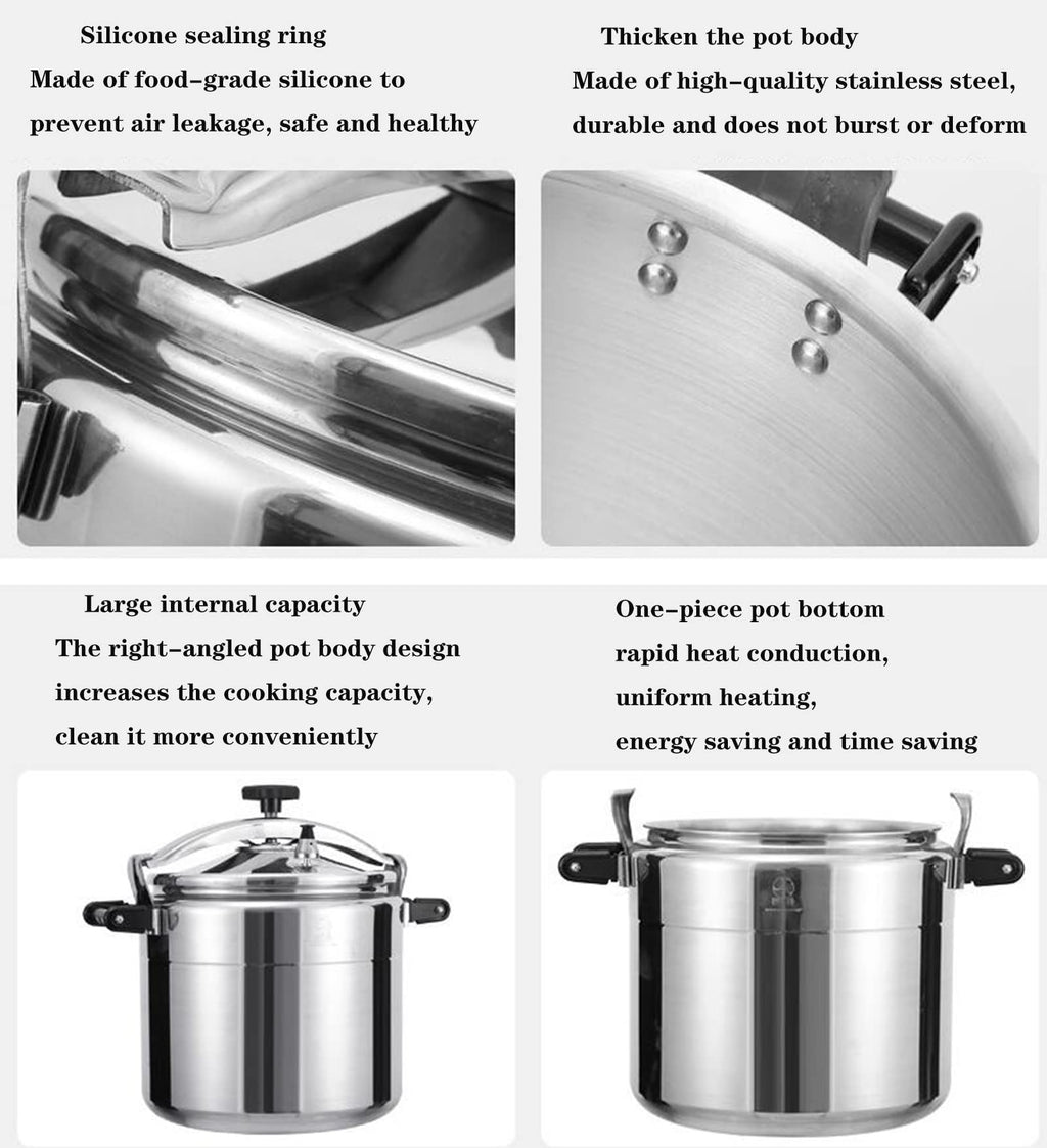 60 Quart Aluminum Commercial Pressure Canner L873941