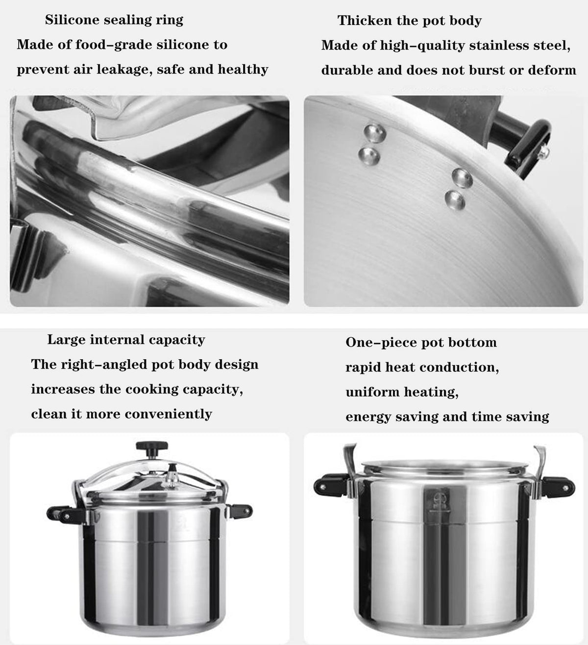 60 Quart Aluminum Commercial Pressure Canner L873941