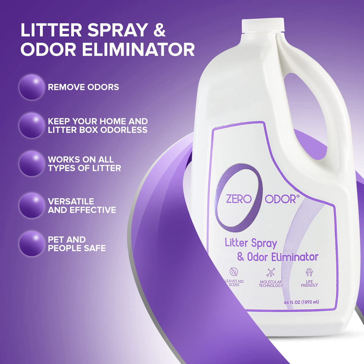Cat Litter Deodorizer Refill 64 oz R26256