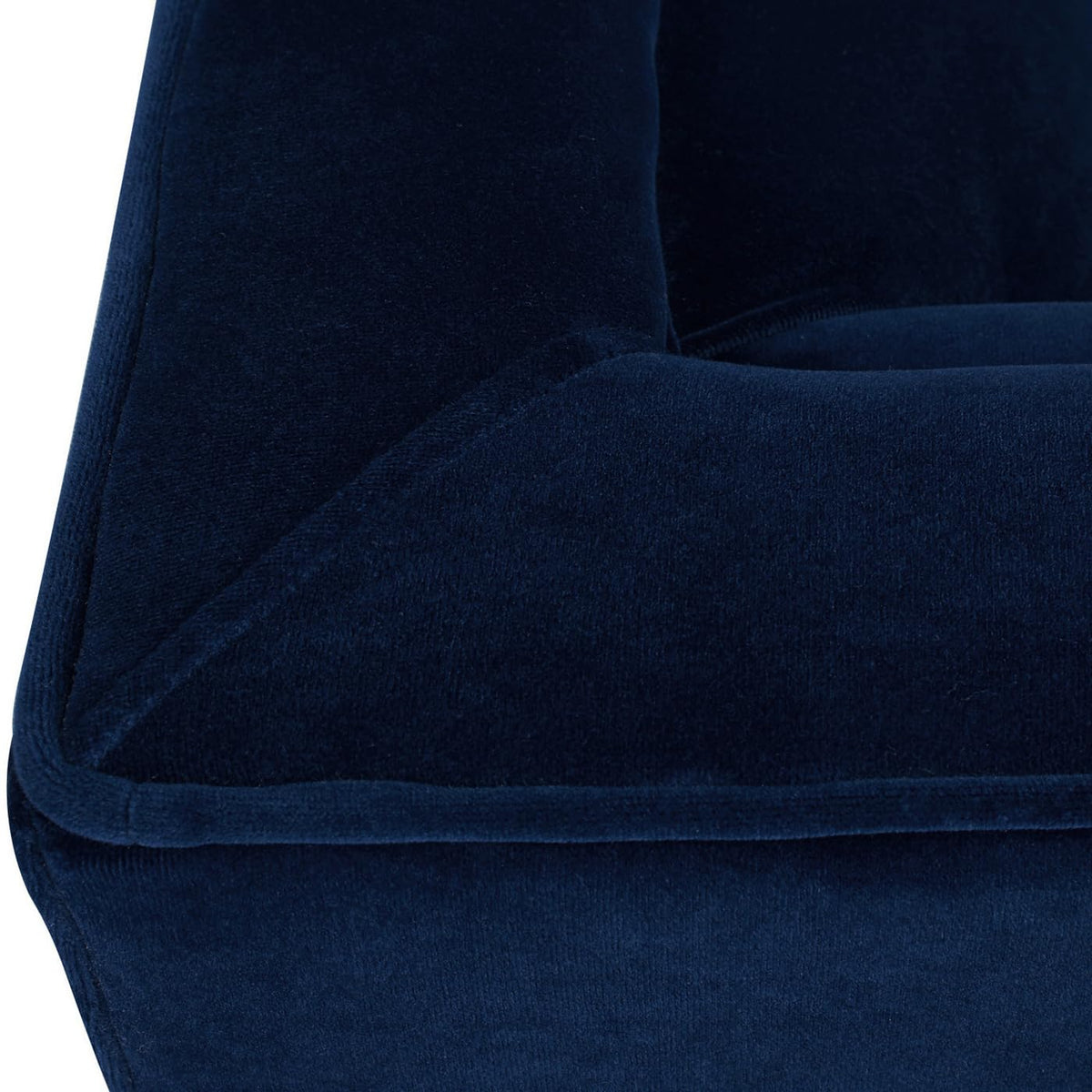 Navy Blue Velvet Tufted Sofa V57259