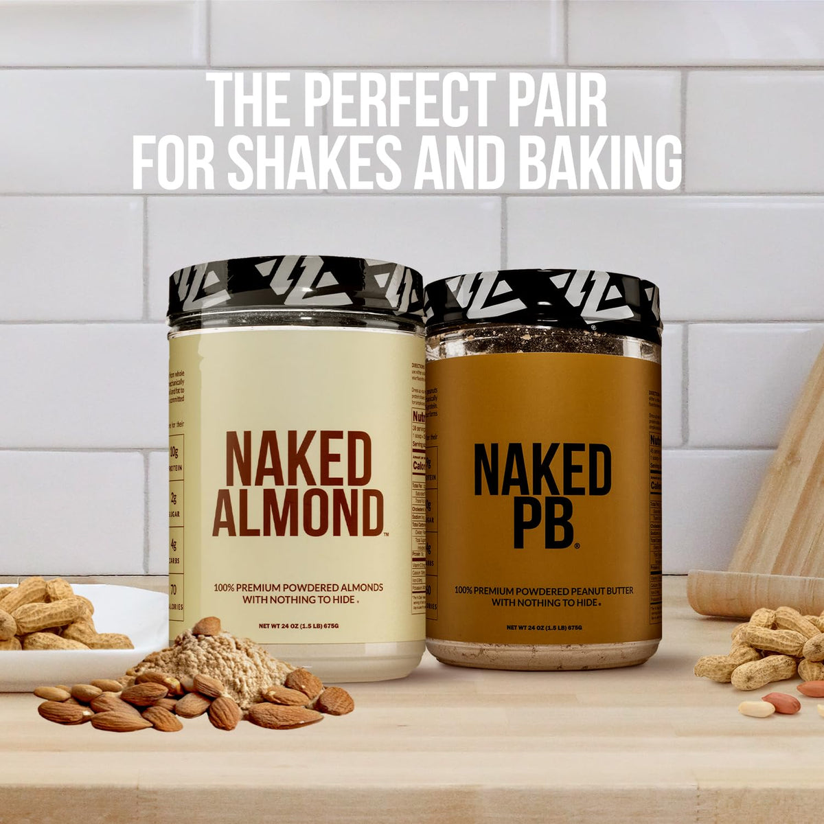 Pea Protein Powder 5LB and Powdered Peanut Butter 1.5LB I538