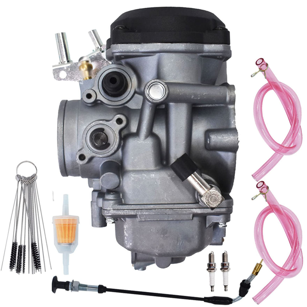 Carburetor with Fuel Filter Choke Cable Spark Plug V125