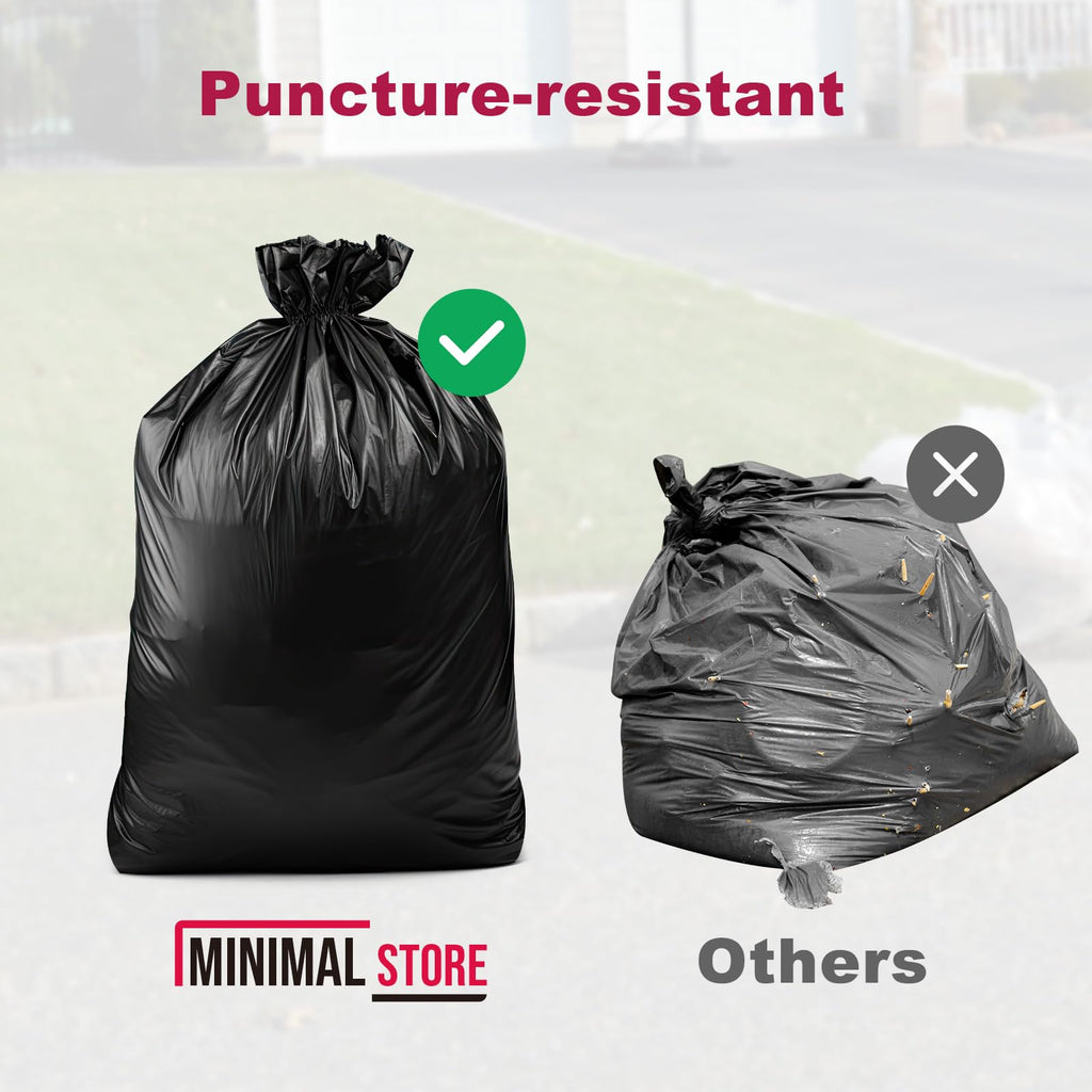 40-45 Gallon Heavy Duty Trash Bags, Pack of 100 W252956