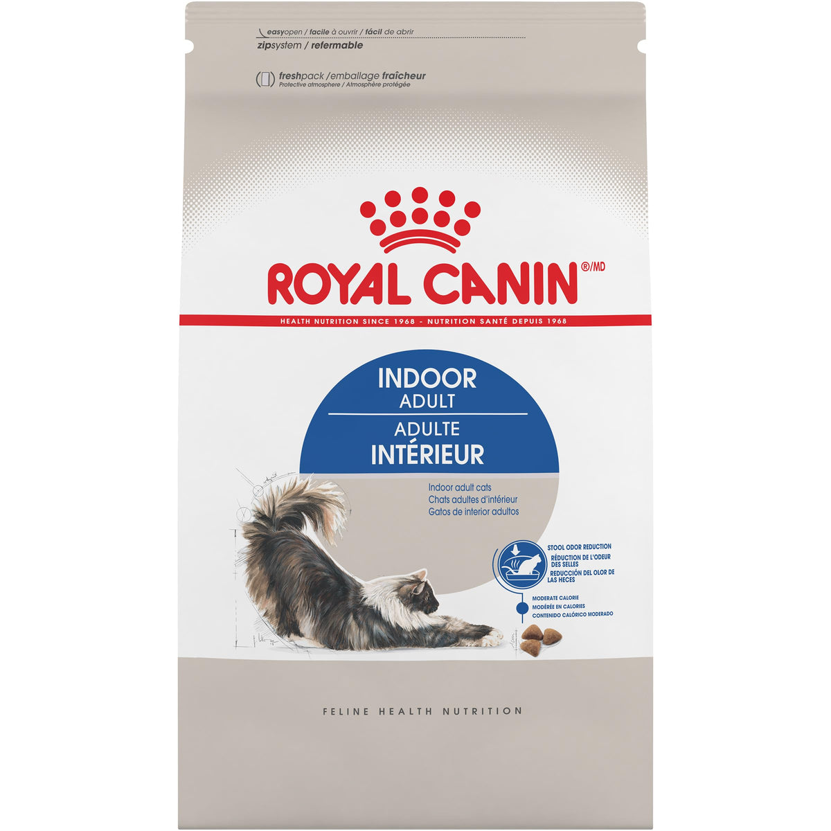 Indoor Adult Dry Cat Food 15 lb Bag N962682