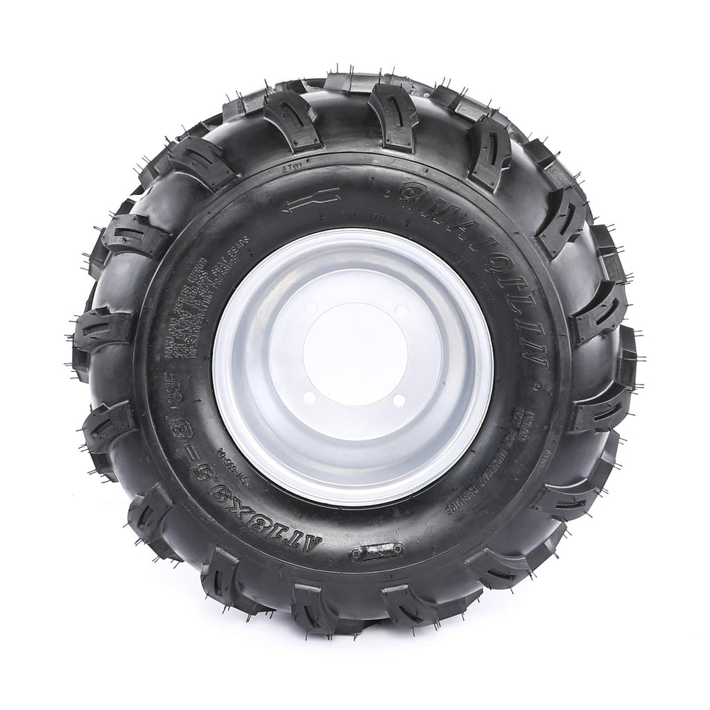 19x7-8 8 Inch All Terrain Tubeless Tire Wheel Assembly 4 Pack C627285