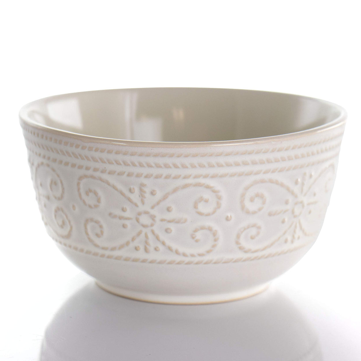 Round Stoneware 16 Piece Dish Set W79353