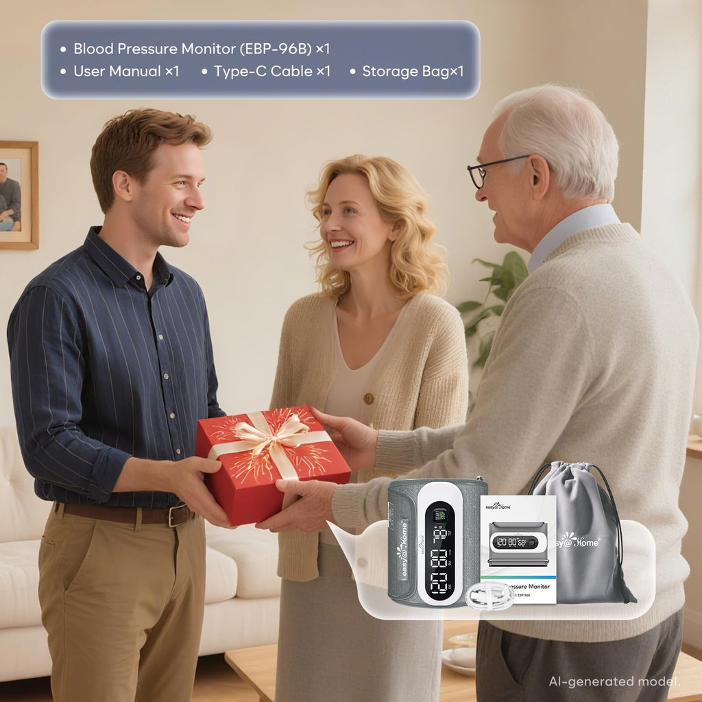 Wireless Bluetooth Blood Pressure Monitor with Large Cuff T364