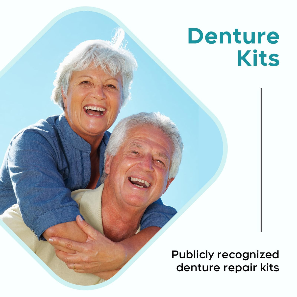 DIY Denture Kit Full Set Top & Bottom Fake Teeth Y524