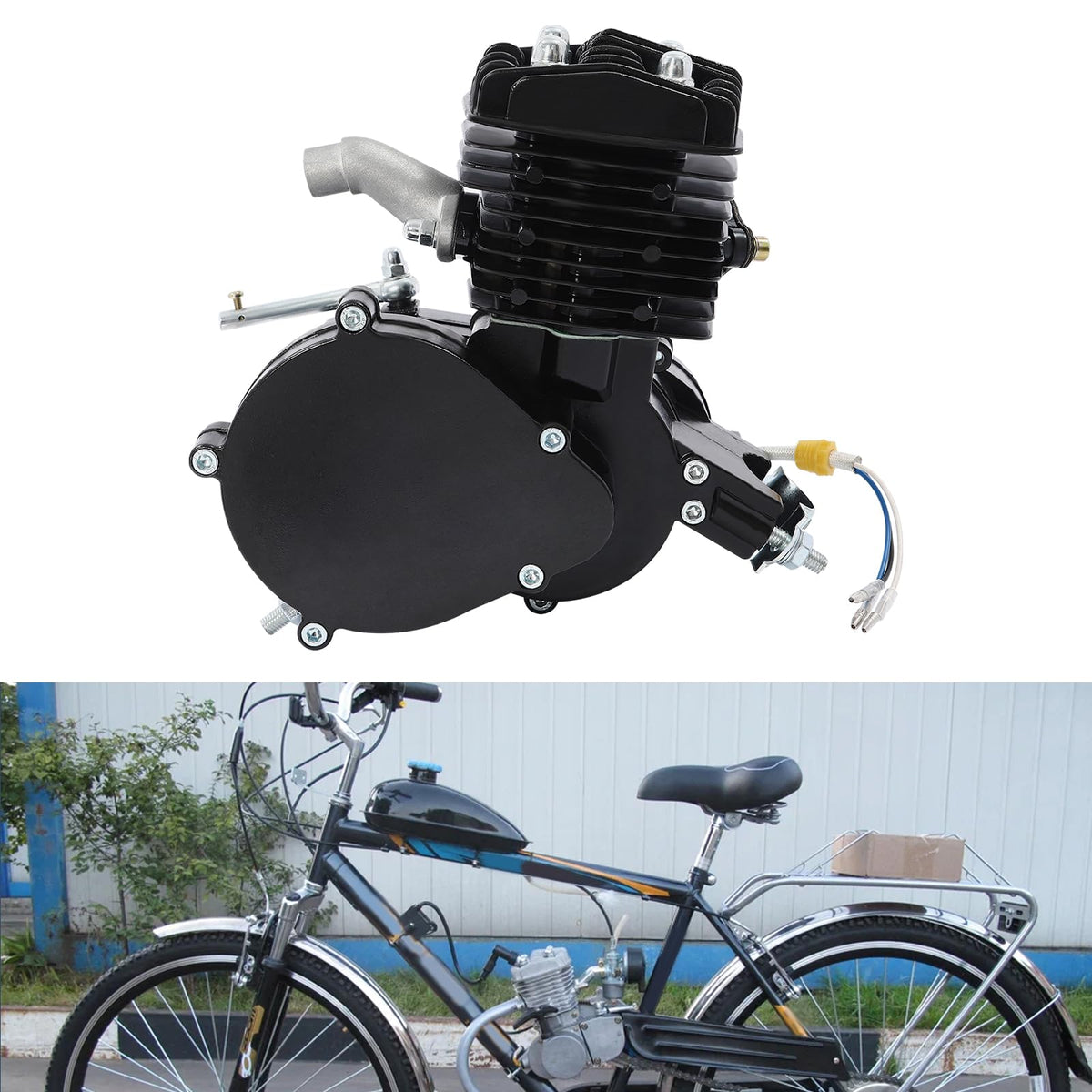 80cc 2 Stroke Single-Cylinder Bicycle Motor Kit Y861