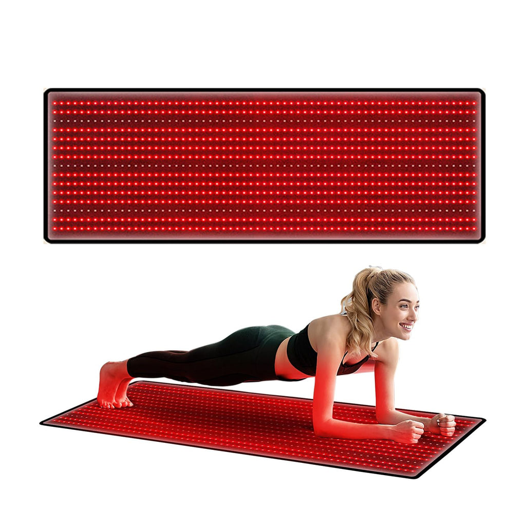 Red Light Therapy Mat 3840pcs LED 660nm 850nm 71''x 32'' N2723