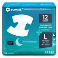 Adult Diapers with Tabs, L, 12 Count M776