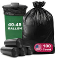 40-45 Gallon Heavy Duty Trash Bags, Pack of 100 W252956