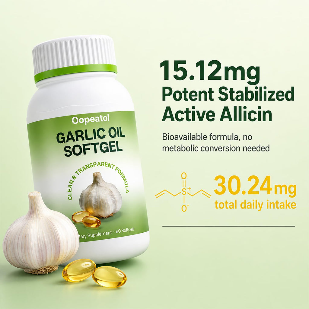 Odorless Garlic Oil Softgels, 60 Softgels X22877