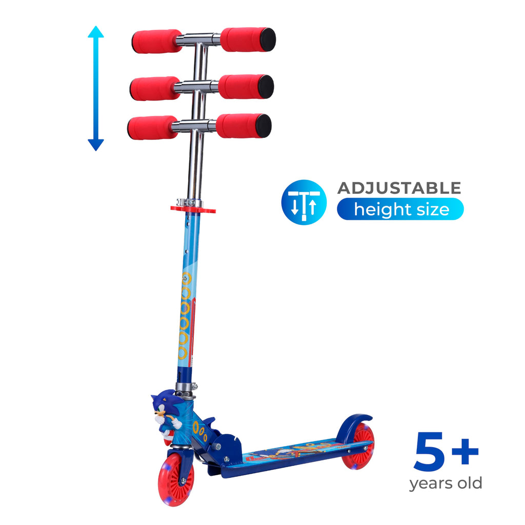 2 Wheel Foldable Kids Kick Scooter with LED Wheels I33363