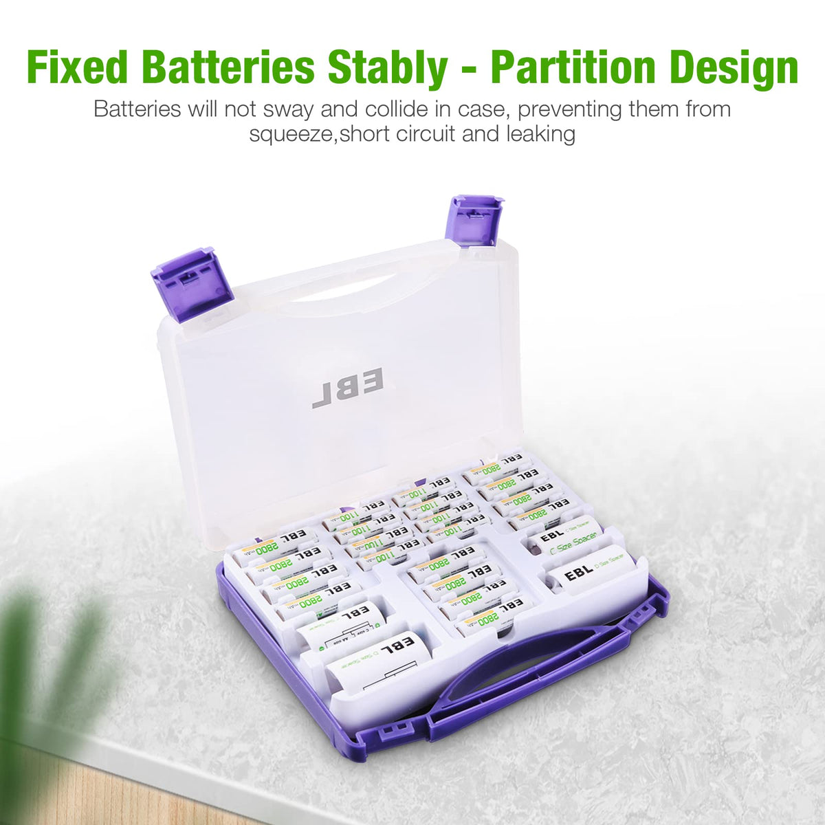 8 Bay LCD Battery Charger with 12 AA and 8 AAA Batteries Y750