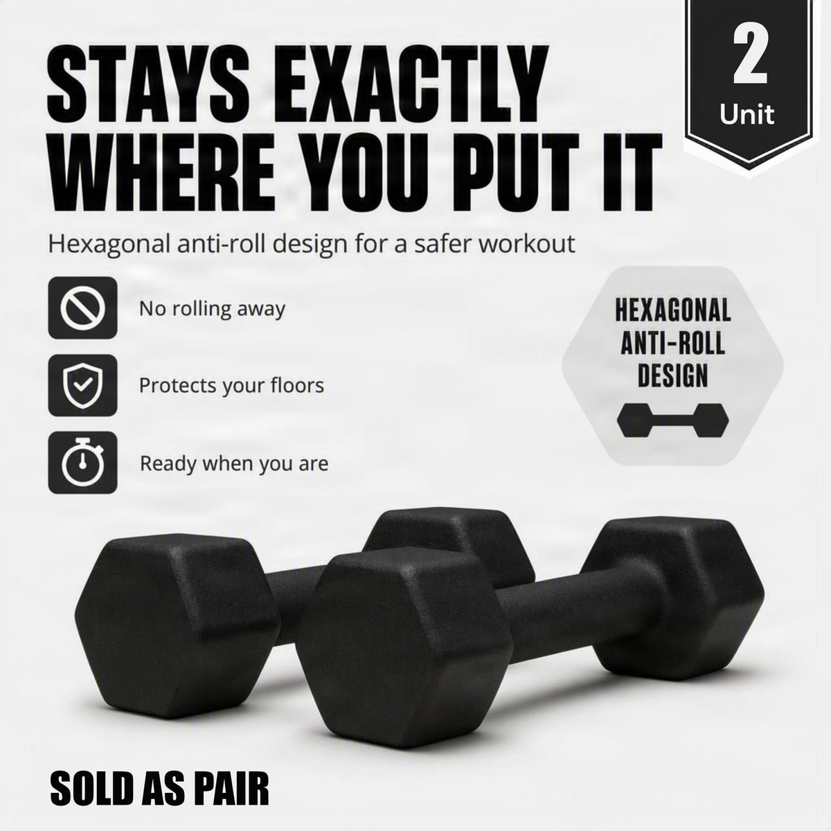 10lb Neoprene Dumbbell Pair O8650