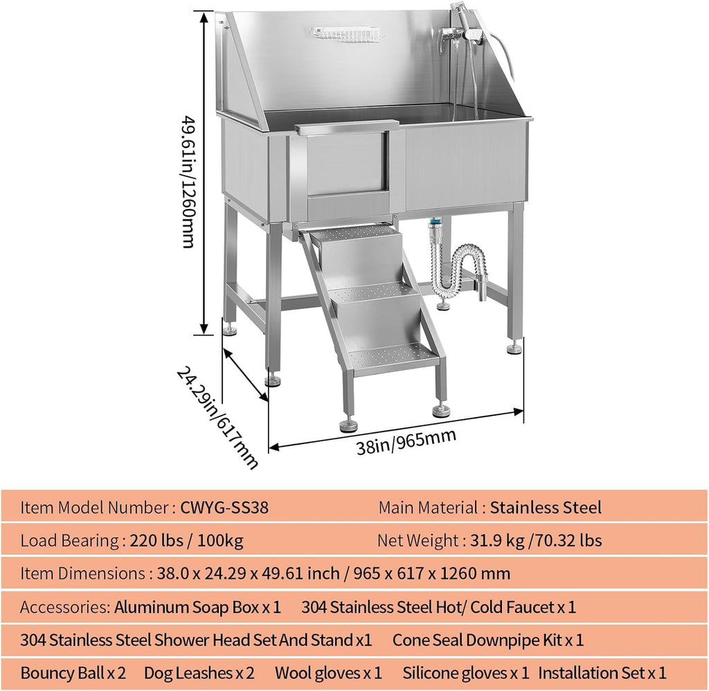 Stainless Steel Dog Grooming Station G790143