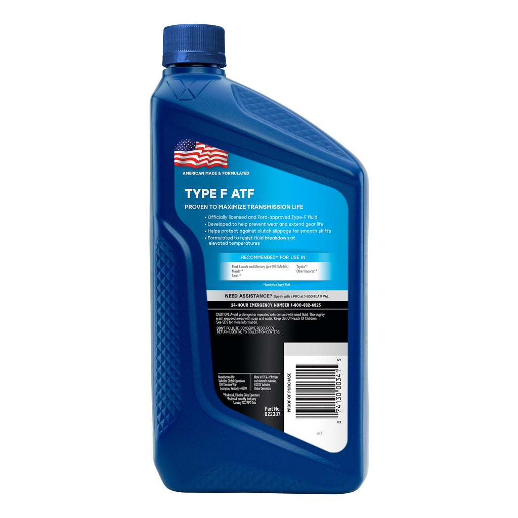 Type F Automatic Transmission Fluid 1 QT Case of 6 T354624