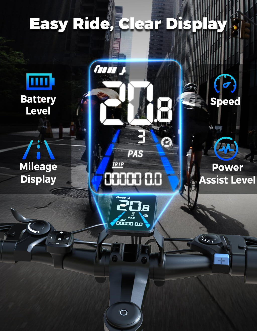 350W 7-Speed Electric Bike J2181