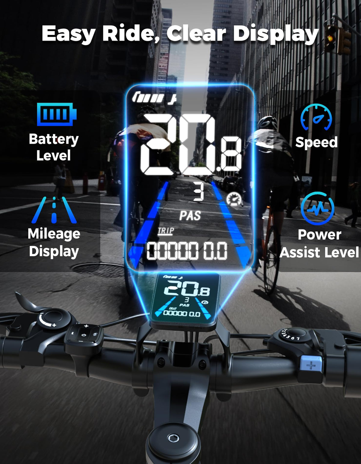 350W 7-Speed Electric Bike J2181