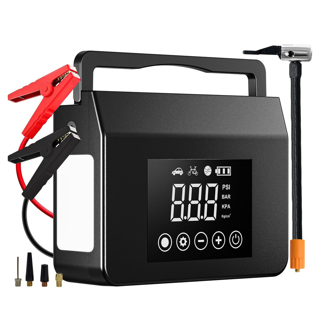 Portable Jump Starter with Air Compressor R7596