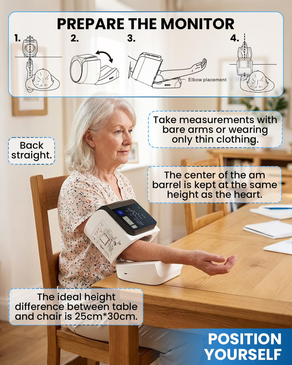 Blood Pressure Monitor Upper Arm B741