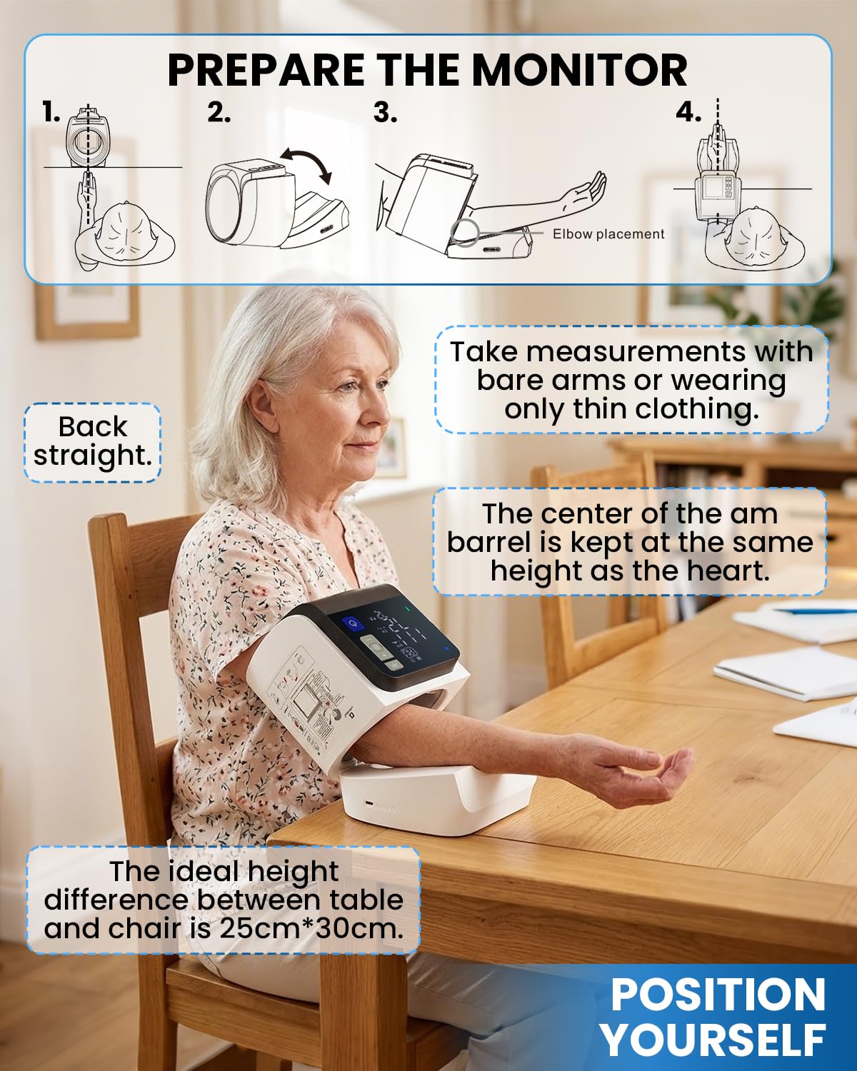 Blood Pressure Monitor Upper Arm B741