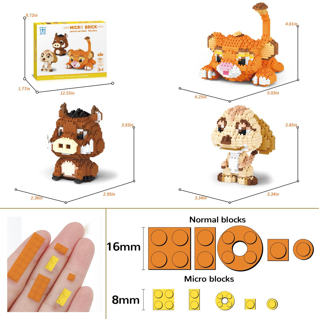 1856 PCS Mini Building Blocks Set J88858
