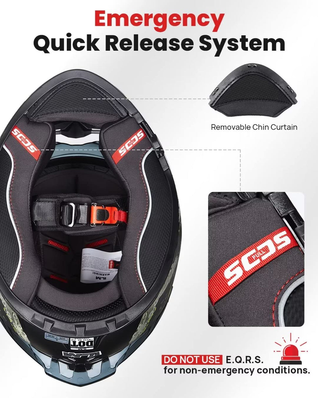 Full Face Dual Visor Motorcycle Helmet with Rear Wing Z816