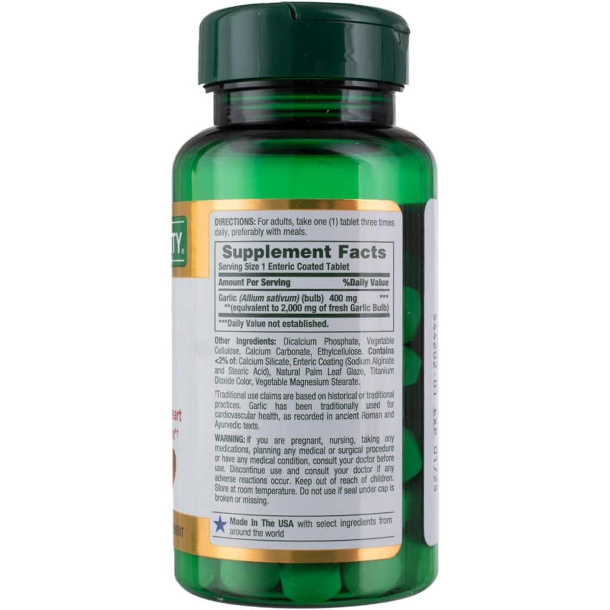 Garlic Tablets 2000mg 120 Count R498