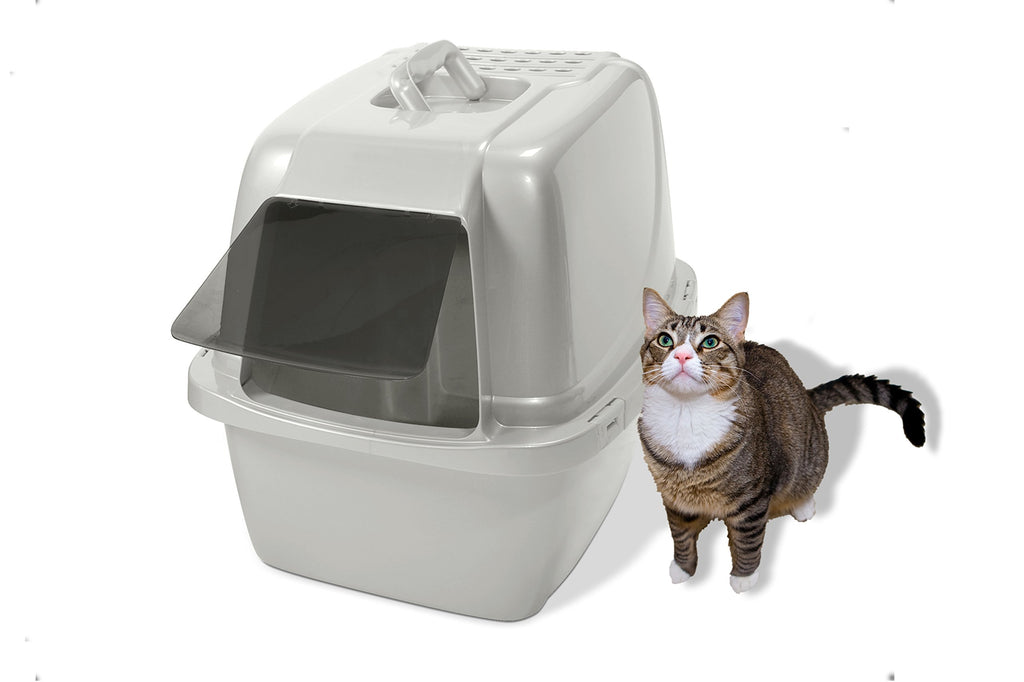 Large Enclosed Hooded Cat Litter Box W16528