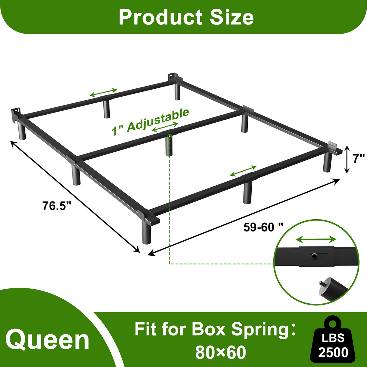 Queen Bed Frame P9756