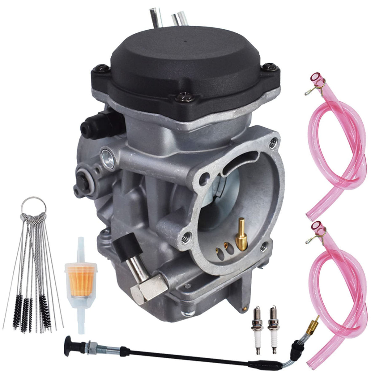 Carburetor with Fuel Filter Choke Cable Spark Plug V125