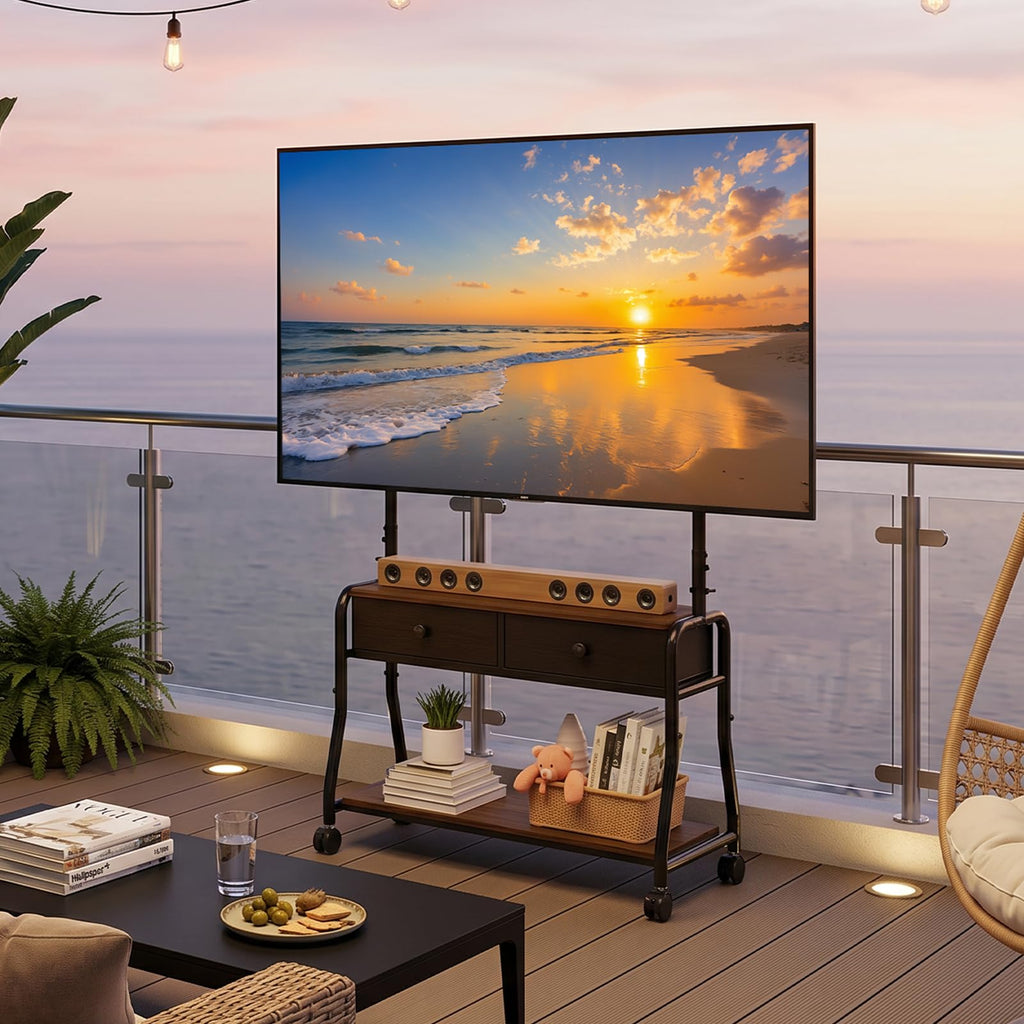 Rolling TV Stand with Mount for 32–75 Inch TVs L78743