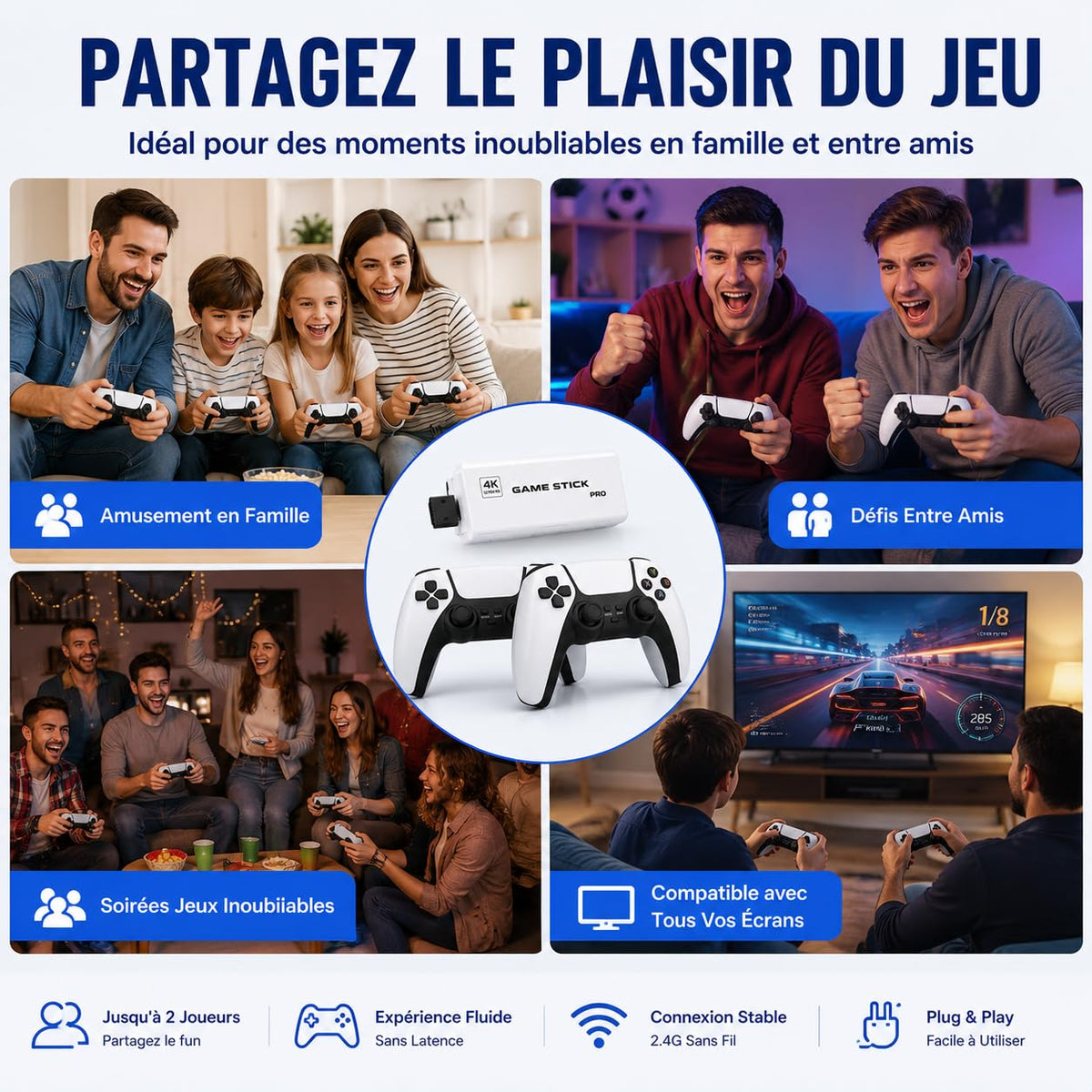 Retro Gaming Console 4K HDMI with 20,000+ Built-in Classic Video Games X2149