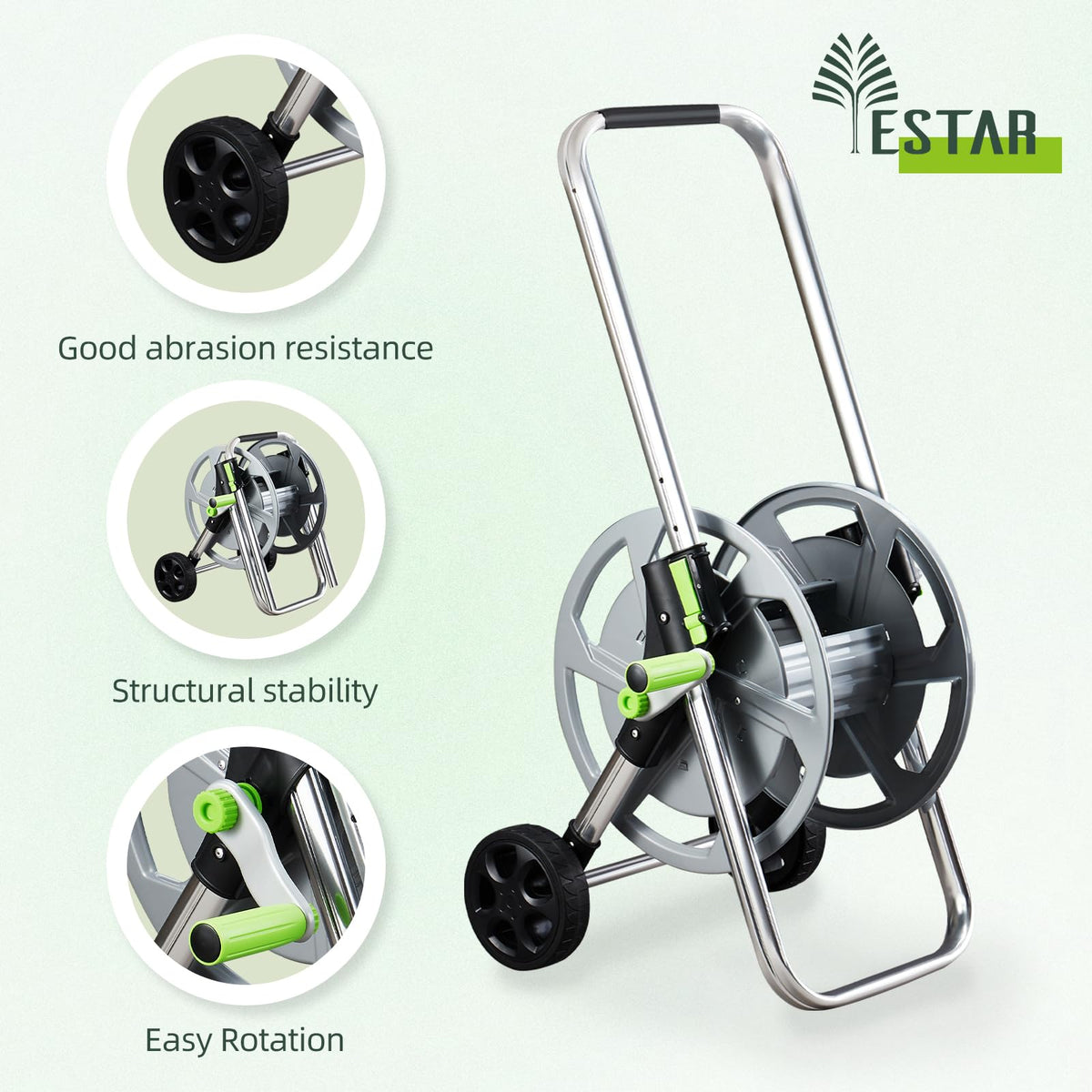 Garden Hose Reel Cart B9291