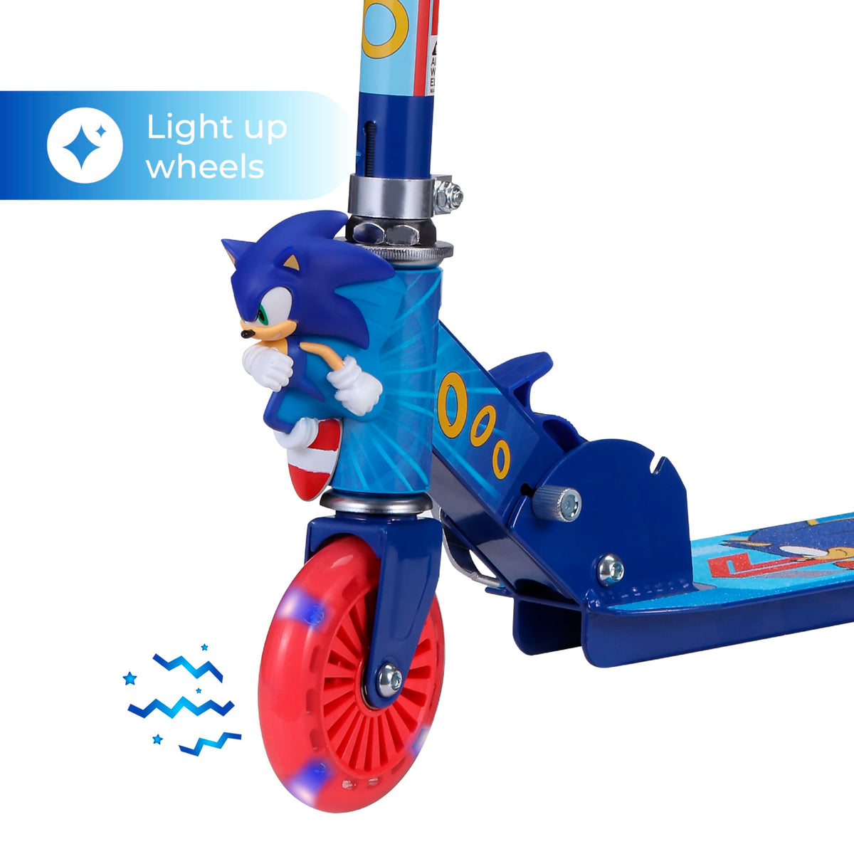 2 Wheel Foldable Kids Kick Scooter with LED Wheels I33363