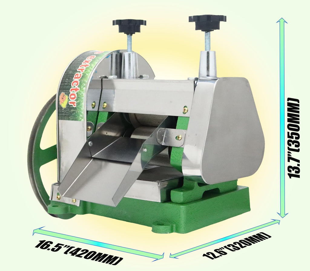 Manual Sugar Cane Juicer Machine with 2 Peeling Knives Z919839