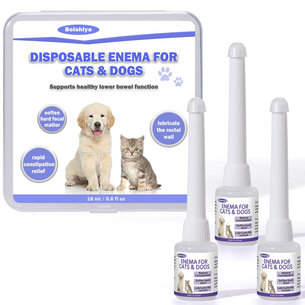 Disposable Enema for Cats & Dogs 6 mL Syringe 3 Pack V252639