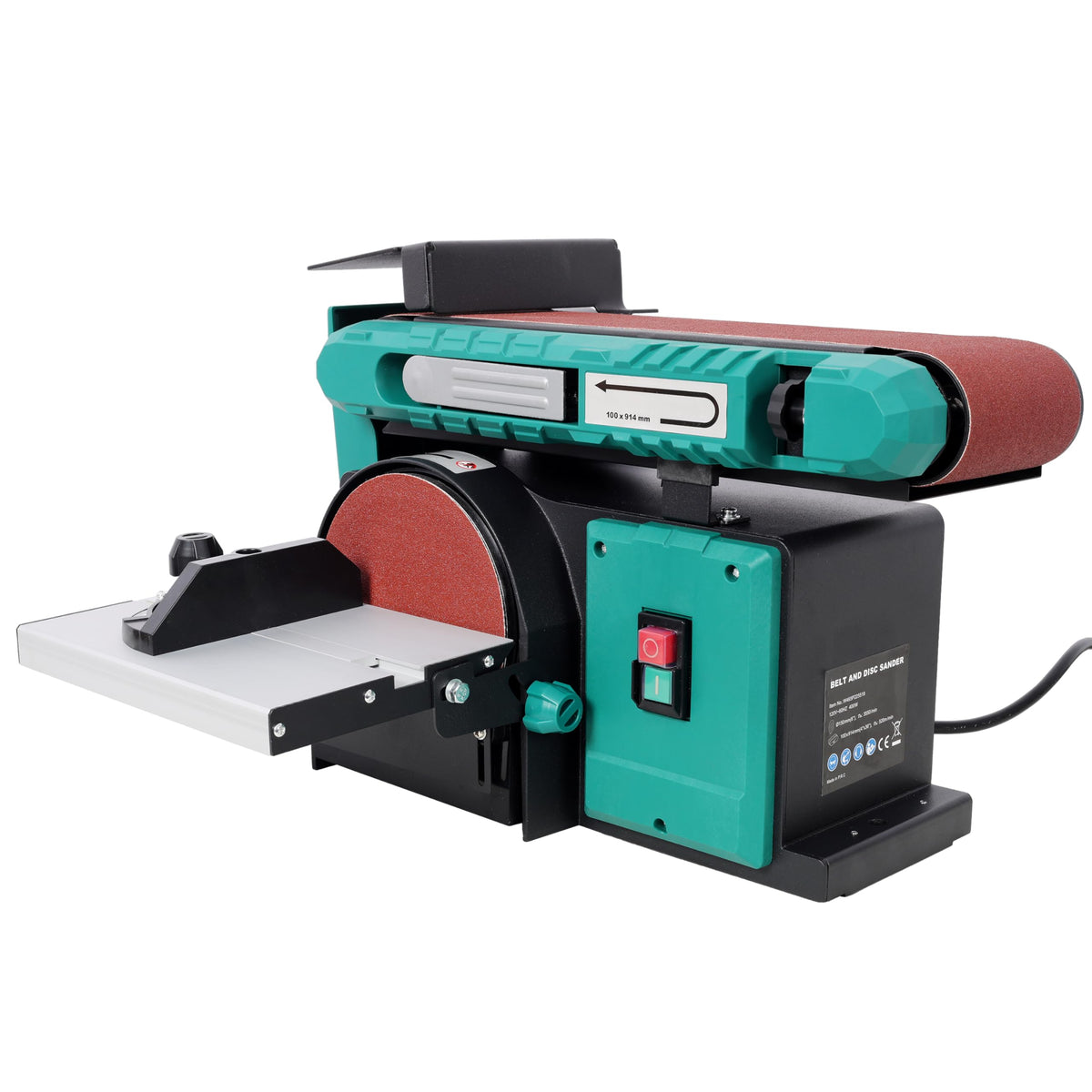 4" x 36" Belt 6" Disc Sander Combo, 120V/60Hz Bench Sander I577177