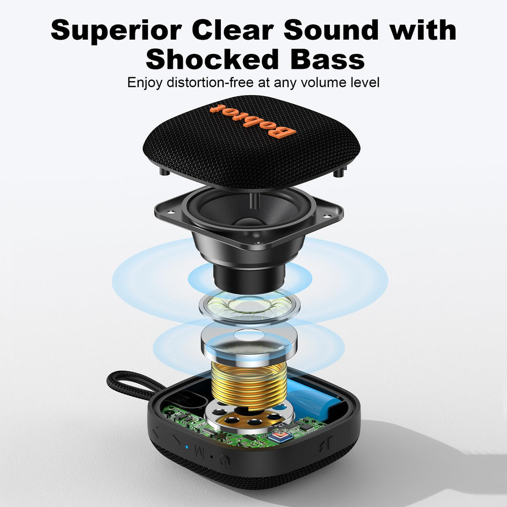 Black Portable Bluetooth Speaker H1471